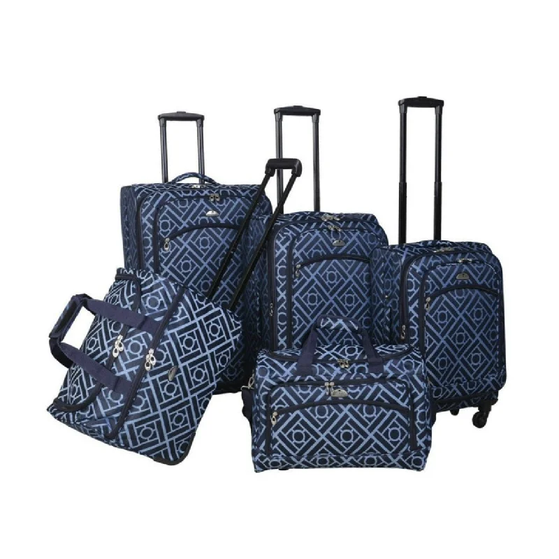 American Flyer Astor 5-Piece Spinner Luggage Set