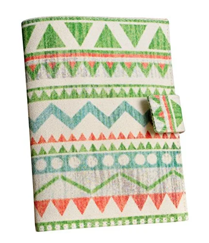 Vietsbay'S Aztec Patterns 28 Canvas Passport Holder Cover Case