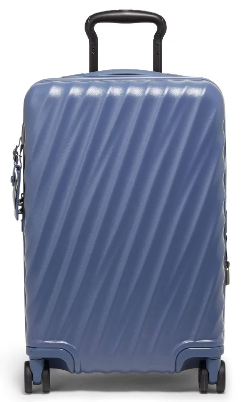 19 Degree International Expandable Carry-On 55cm - Slate Blue Texture