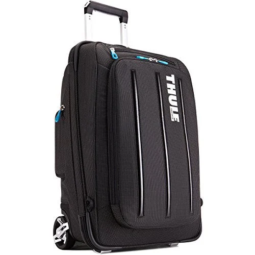 Thule Crossover 38 Liter Rolling Carry-On With Laptop Compartment, Black (Tcru-115)