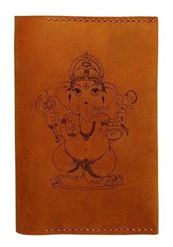 Ganesh Design Handmade Genuine Leather Passport Holder Case Hlt_01