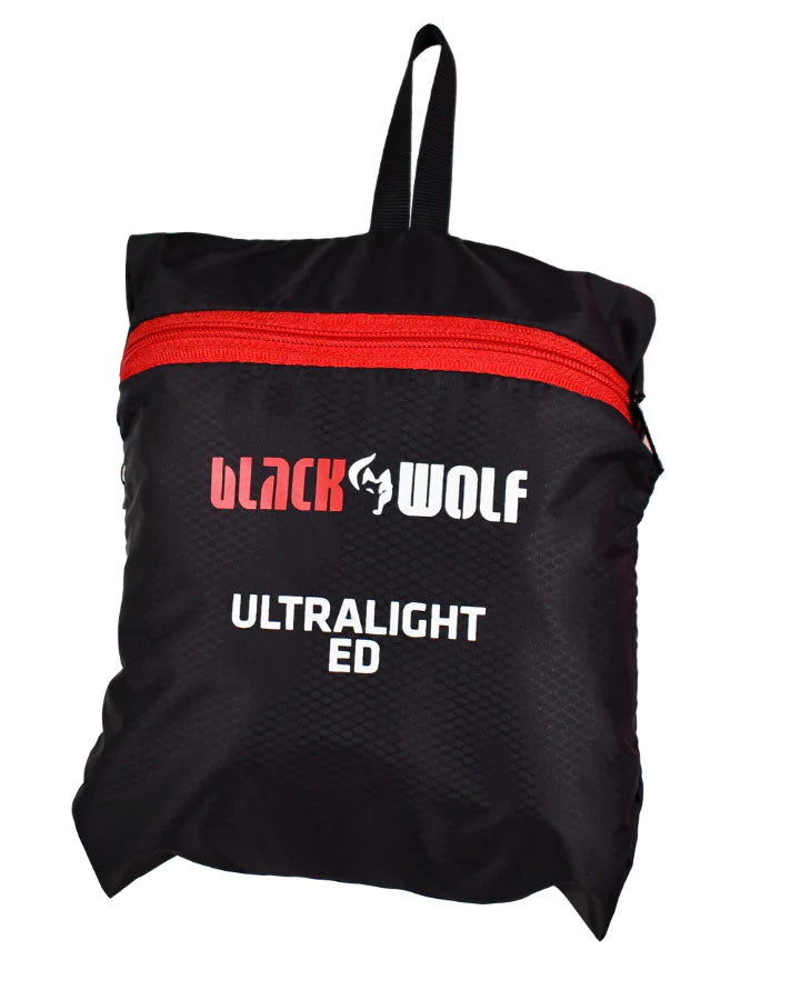 Black Wolf - UL Easy Fold up BackPack - Jet Black