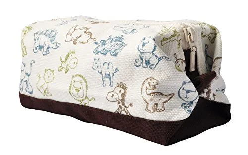 Vietsbay'S Women Animalsprint Canvas Toiletry Bag Makeup Cosmetic Pouch