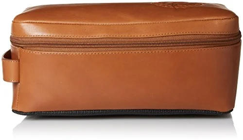 Tommy Bahama Men'S 100% Burnished Leather Travel Kit Toiletry Bag