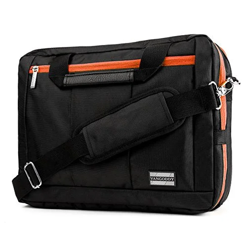 Vangoddy El Prado 3-In-1 Laptop Bag For Apple Macbook Pro 15Inch Orange Trim