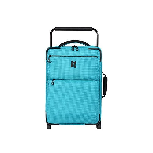 It Luggage World'S Lightest Los Angeles 21.5 Carry On, Turquoise 2 Tone