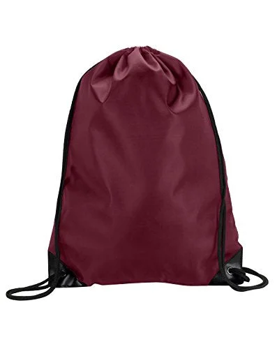 8886 Ultraclub® Value Drawstring Pack - Maroon - One