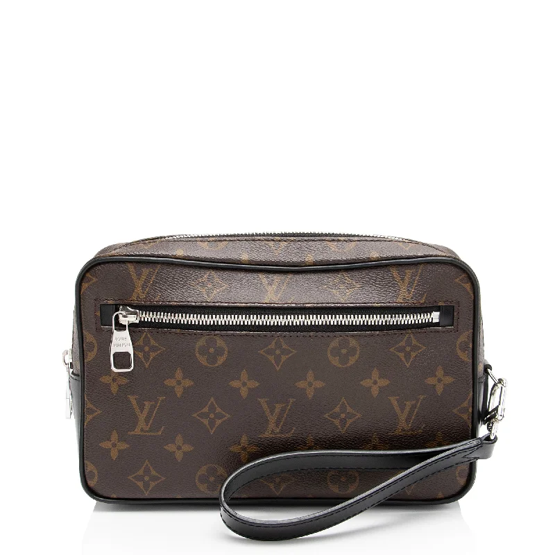 Louis Vuitton Monogram Canvas Macassar Clutch