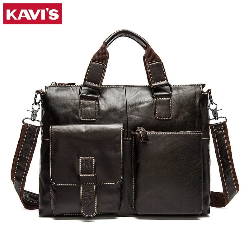 Kavis Handbag Bag Men Travel For Laptop Briefcase Male Crossbody Hand Sling O Handles Tote And