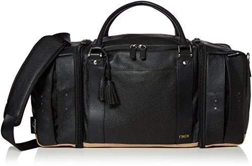 The Shrine X Freeman Plat Sneaker Duffel, Black/Gold