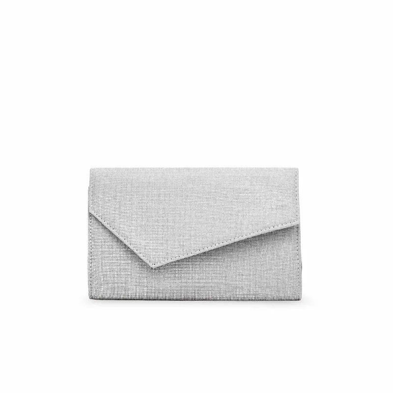 Grey Fancy Clutch P15334