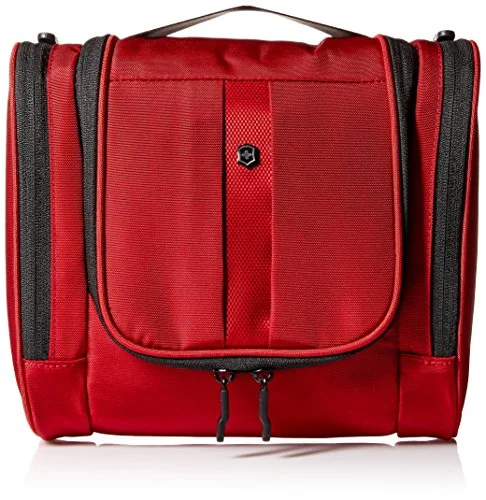 Victorinox Hanging Toiletry Kit, Red/Black Logo