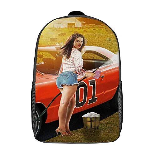 Dukes of Hazz-ard 90s 80s Horror Movie Student Shoulder Bag Large Capacity Bookbag Casual Durable Laptop Backpack Outdoor Travel Scary Film Daypack College Back To School Women Men Fits 17 Inch