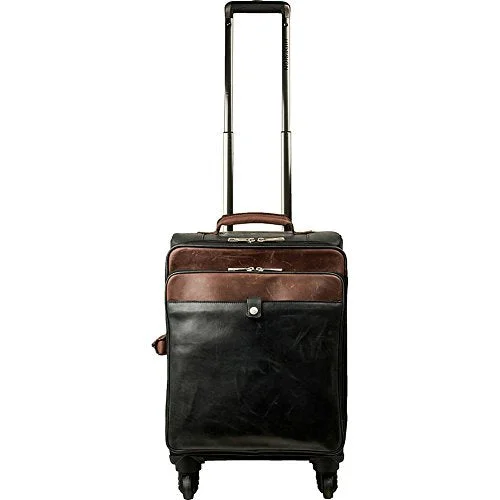 Scully Unisex Aaron Wheeled Carry-On Black/Brown Handbag