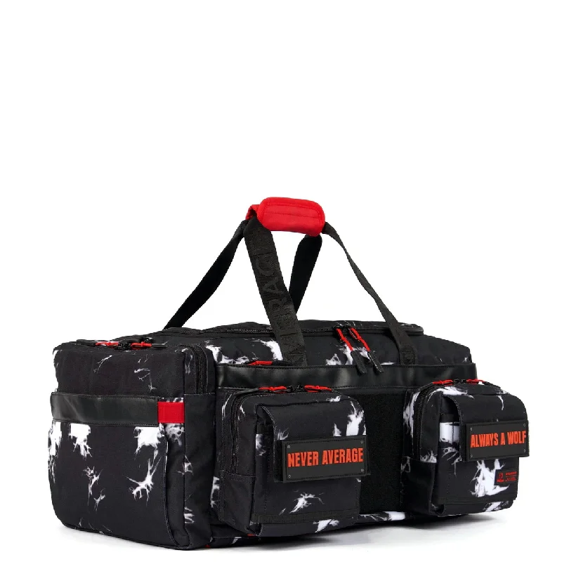 40L Ultimate Duffle Bag Black Lightning Immortal Red